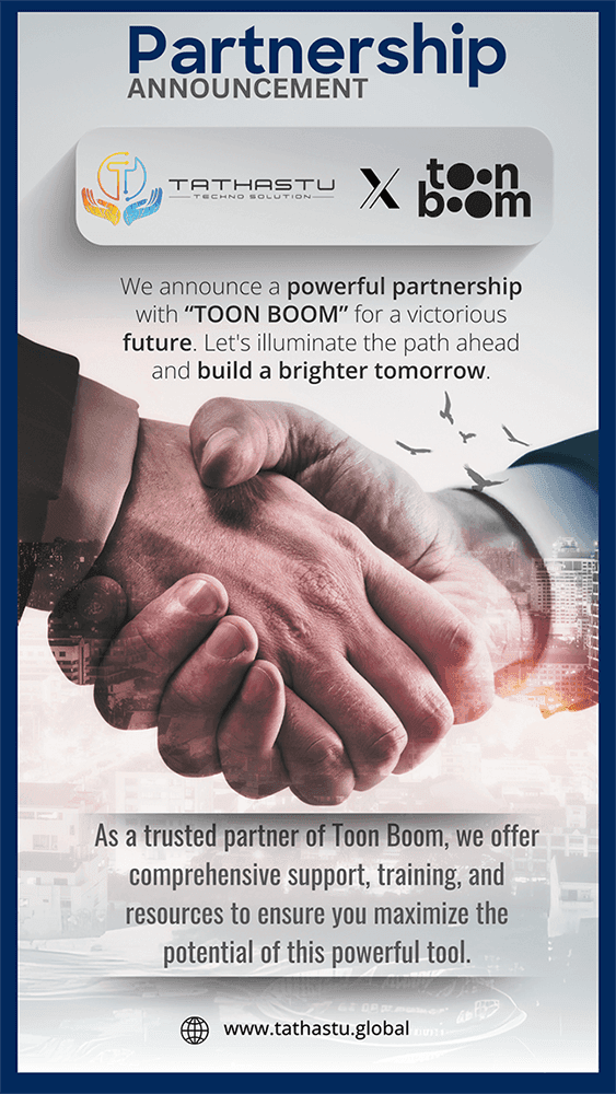 Partnership ANNOUNCEMENT Tathastu + ToonBoom